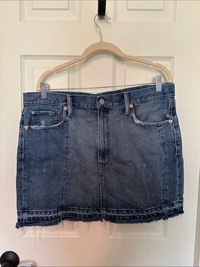 Denim & Supply Skirt Mini Jean Distressed Y2K Boho Bohemian Hippie Festival New